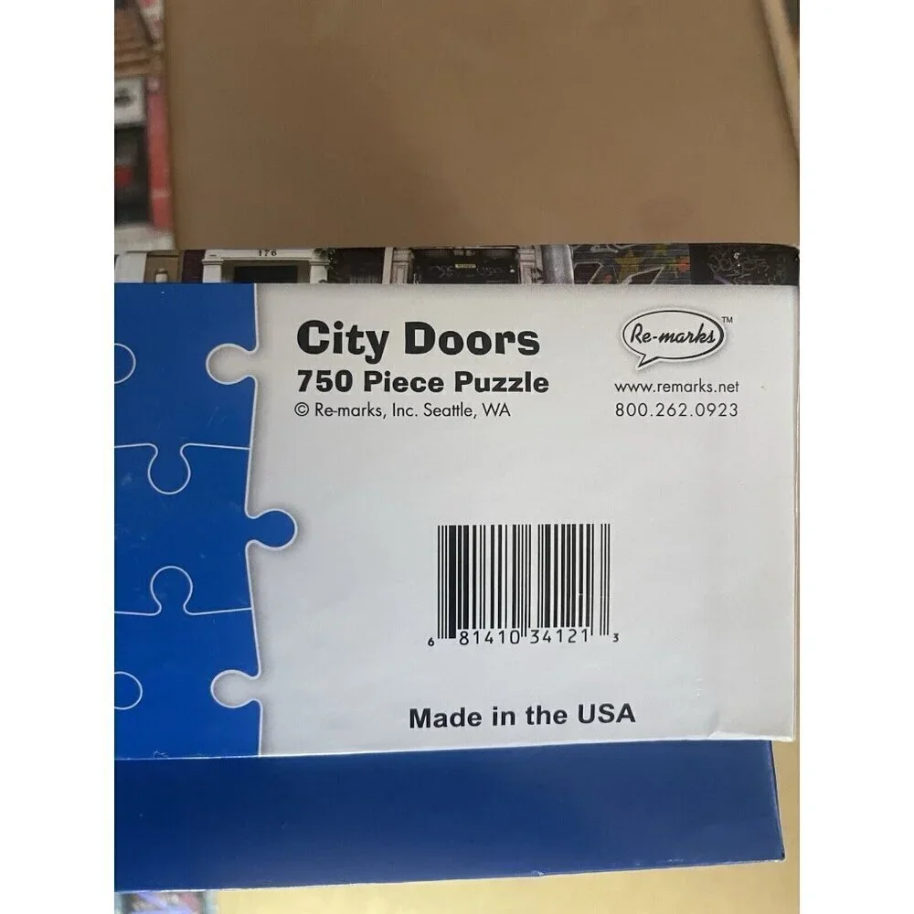Re-marks Jigsaw Puzzle 750 Pieces City Doors 18